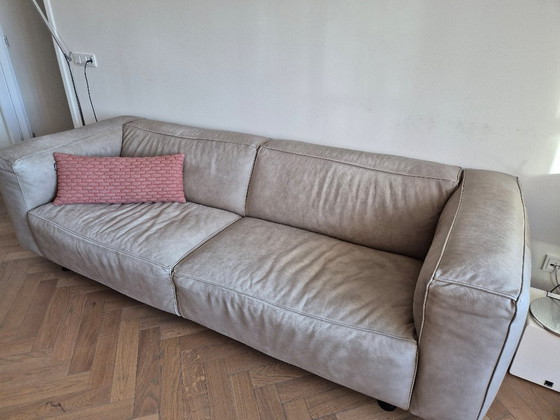 Image 1 of Canapé en cuir, 3 places