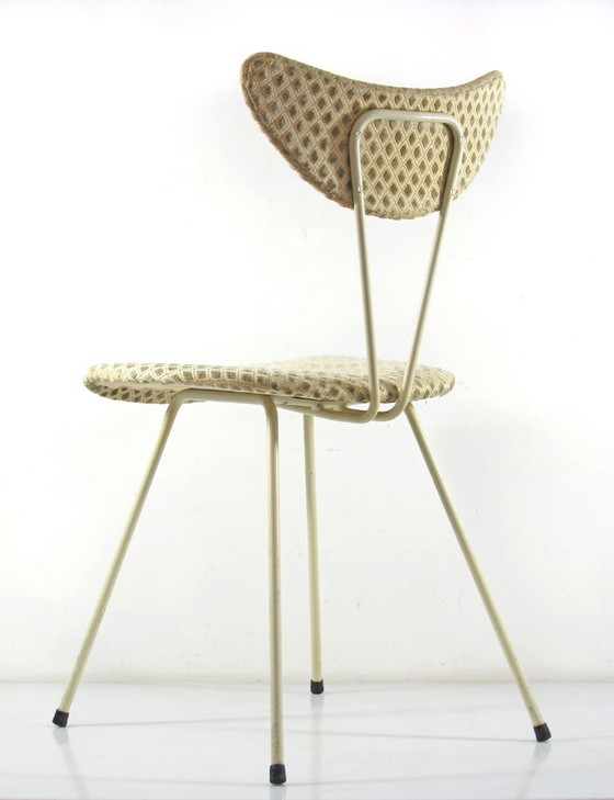 Image 1 of 2 decoratieve stoelen van Kembo uit de jaren vijftig van W.H. Gispen