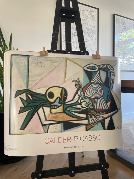 Pablo Picasso (1881-1973), Alexander Calder (1898-1976), Still Life with Skull, Leeks, and Pitcher, March 14, 1945, Copyright.