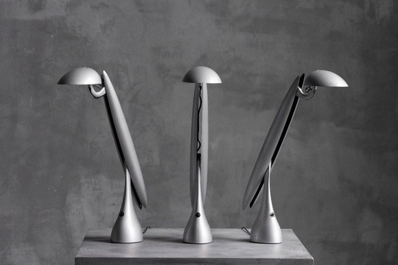 Image 1 of Lampade da scrivania postmoderne Heron di Isao Hosoe per Luxo, Norvegia, anni '90