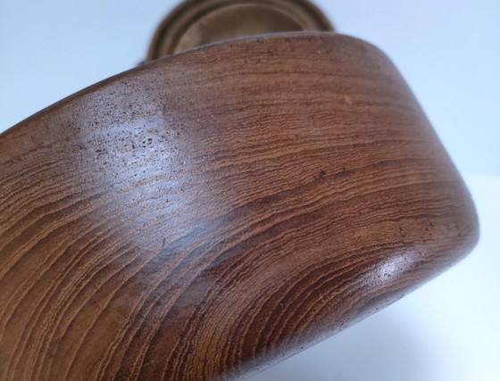 Image 1 of vier antike Massivholzschalen