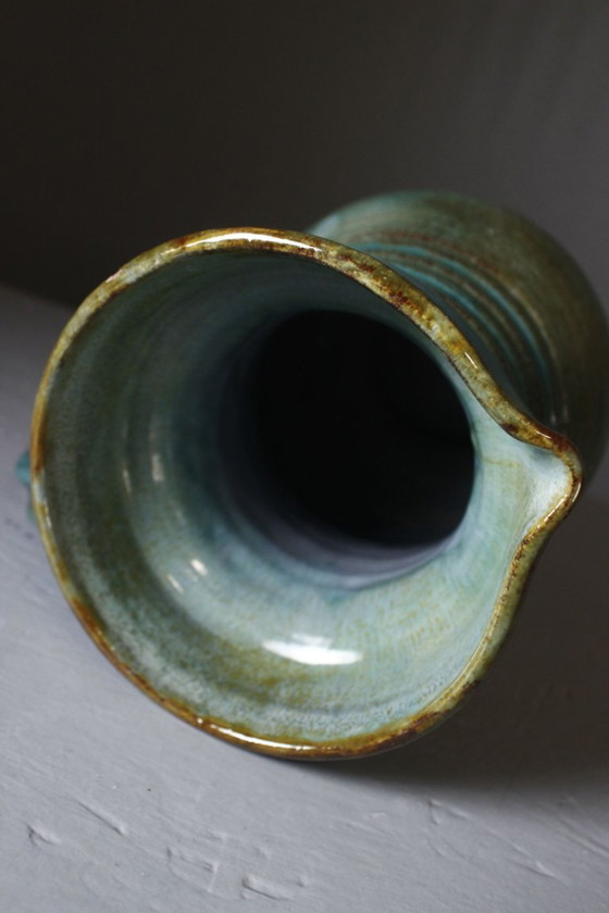 Image 1 of Frédéric Watteel in Strasbourg - Large jug with cloudy enamels, Alsace, 1950s