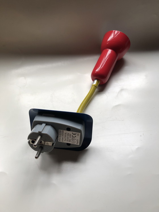 Image 1 of Vintage Memphis-stijl wandlamp voor stopcontact - Briloner