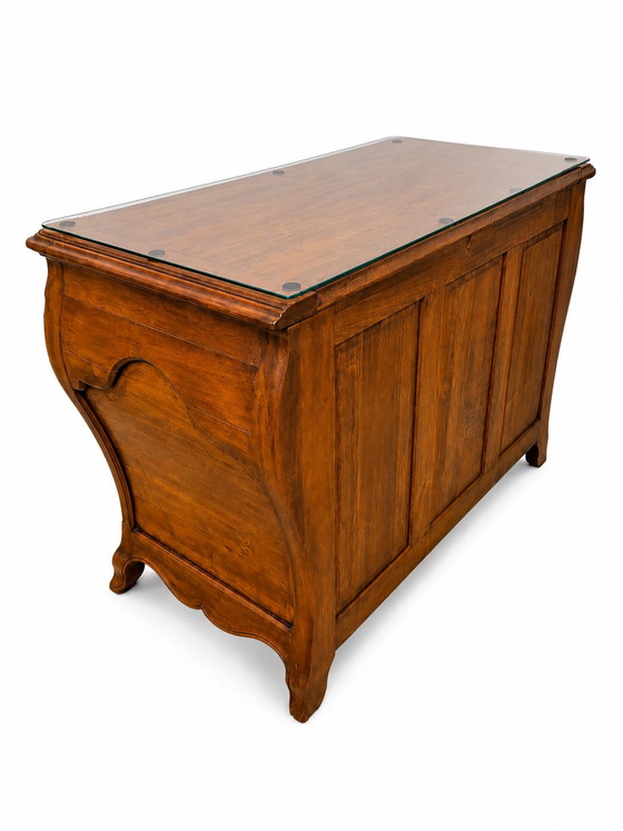 Commode Tombeau Bordelaise Louis XV Acajou Massif Et Bronze XVIIIème – Wood (photo 9 of 9)