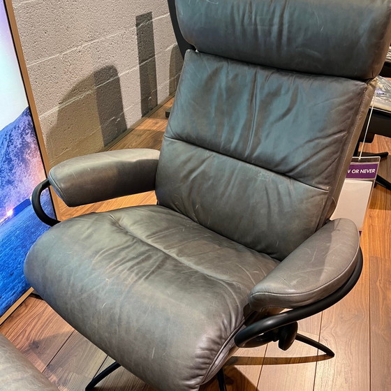 Image 1 of Fauteuil inclinable Stressless Tokyo avec repose-pieds