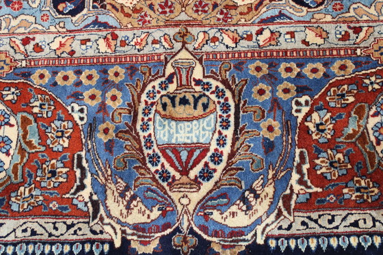 Image 1 of Tapis persan original noué à la main Kashmar Fein Paradise Design 386 X 294 Cm Top Condition