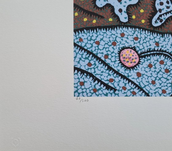 Image 1 of After Yayoi Kusama, Standing..., Lithograph, 1990s