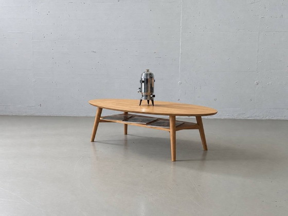 Table basse ovale Mid-Century avec étagère – Style scandinave – Tables basses, Wood (photo 2 of 12)
