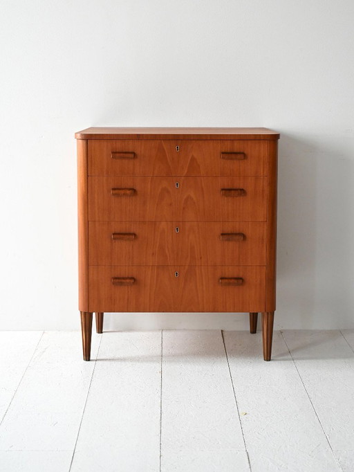 Commode suédoise en teck des années 1960