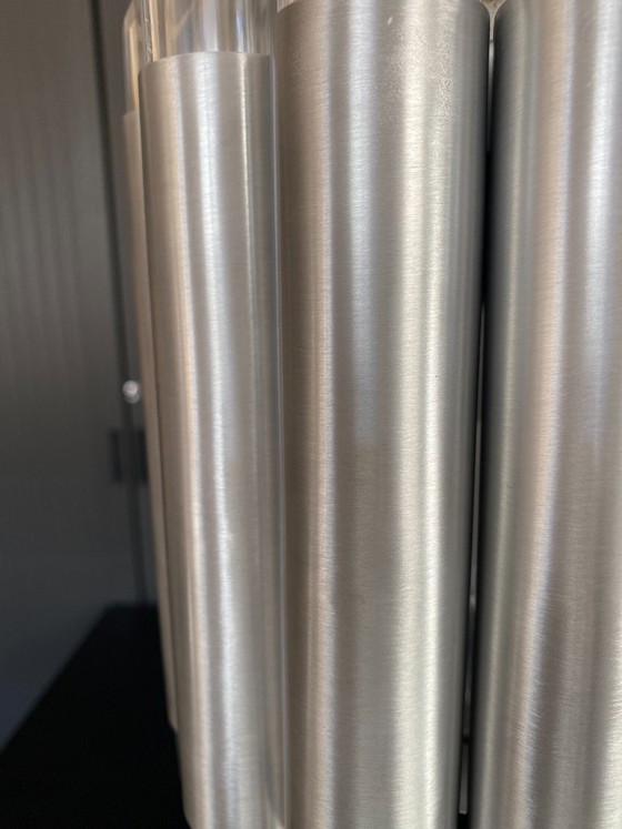 Raak Septiem B-1205 Lampada a Sospensione da Soffitto in Alluminio Plexi Vintage 1960 (photo 10 of 20)