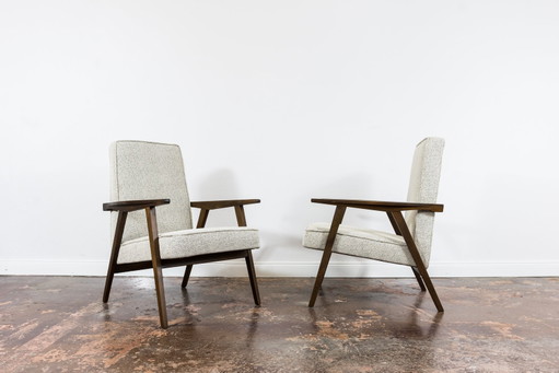 Paire de fauteuils Mid Century, Pologne, années 1960