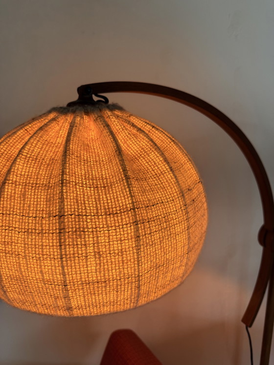 Vintage Teakhouten ‘Archea’ Vloerlamp, Domus ‘70 – Vloerlampen, Wood, Metal (photo 8 of 11)