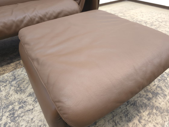 Image 1 of Ensemble De Sede ds 2011 Canapé design Canapé en cuir Tabouret Tabouret en cuir