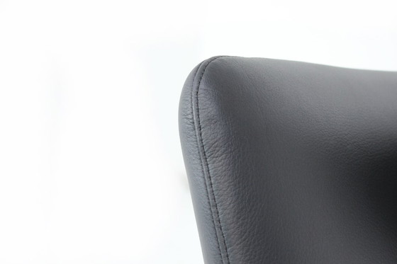 Image 1 of come nuova WK Wohnen sedia / poltrona relax multifunzionale SOLO del Prof. Heiliger, in pelle con struttura in argento, prezzo d