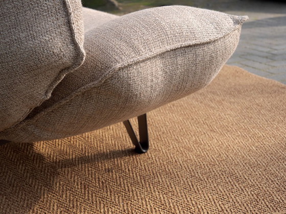 Image 1 of Leolux Tango | Sofá de diseño de 3 plazas | Yute Beige Marrón ZGAN