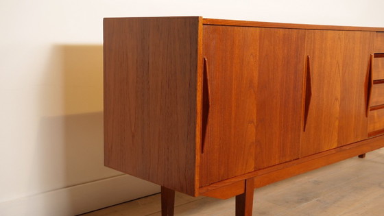 Image 1 of Vintage teak sideboard | TV cabinet | 225 cm