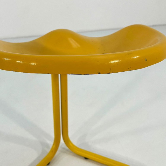 Gelber Tractor Hocker von Rodney Kinsman für Bieffeplast, 1970er – Metall, Kunststoff (photo 8 of 11)