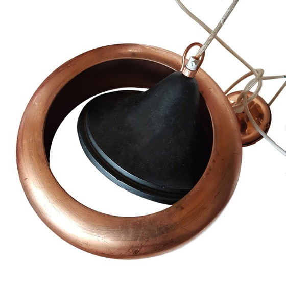 PIB France "Skaal" hanglamp – Hanglampen, Copper, Vintage (photo 5 of 5)