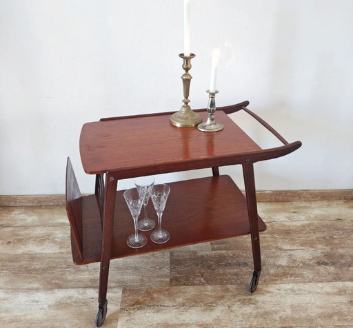 1960s vintage serving cart/trolley