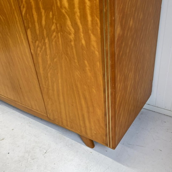 Image 1 of Sleek vintage mid-century 3D wardrobe, detachable with hanging and shelving