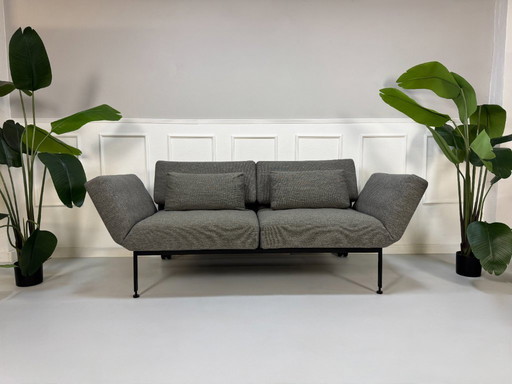 Brühl Roro Soft Sofa Stoff Grau Schlafsofa Ausstellungsstück