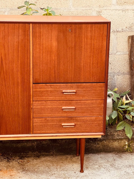 Credenza alta scandinava anni '60 – Mobile bar, Legno (photo 5 of 9)