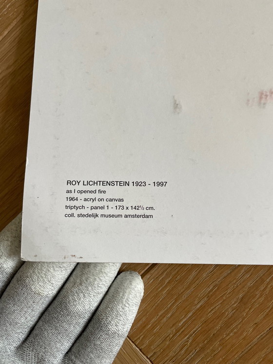 Image 1 of Roy Lichtenstein (1923-1997), Mentre aprivo il fuoco, 1964, Copyright R. Lichtenstein c/o Beeldrecht Amstelveen, Stedelijk Museu