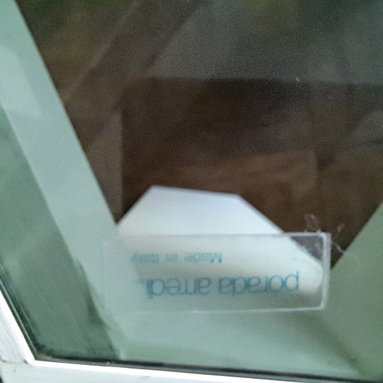 Juego (4) de mesas auxiliares Tony Porada Arredi 70- Ies – Glass, Wood (photo 4 of 5)