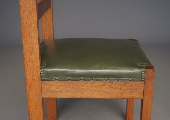 Image 1 of 2 rare Modernist Side Chairs by Piet Klaarhamer, 1917