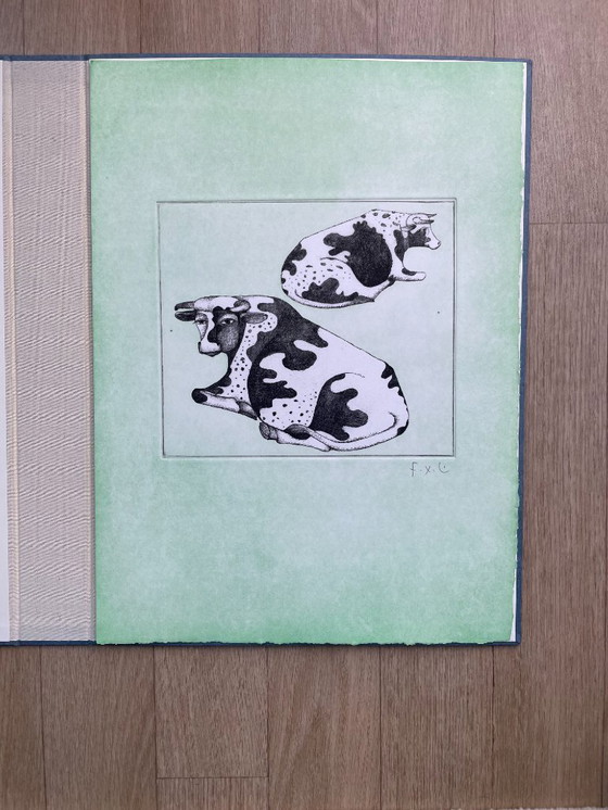Image 1 of François-Xavier Lalanne - Les Vaches, 2004 Estampe originale 