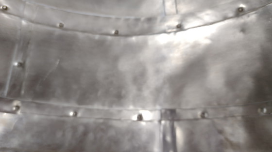 Image 1 of Industrie-Design-Hängeleuchte 60cm Farbe Platin