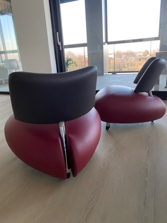 Image 1 of 2x Leolux Pallone avec table