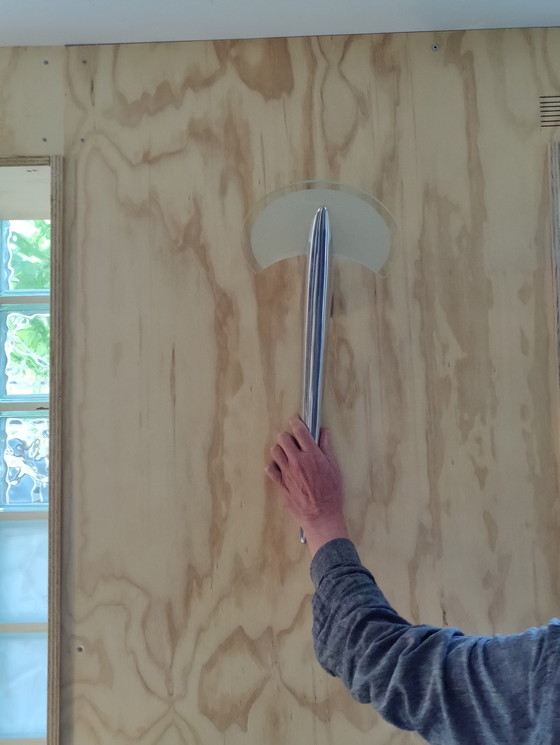 Image 1 of Set (2) di lampade da parete Alien, di Joan Auger per Metalarte anni '80