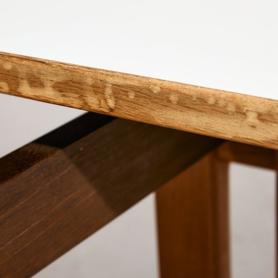 Image 1 of MK11151 Table de salle à manger Shaker par Hans J. Wegner pour Getama