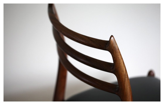 Image 1 of 6x sedie da pranzo Niels Otto Møller modello '78'