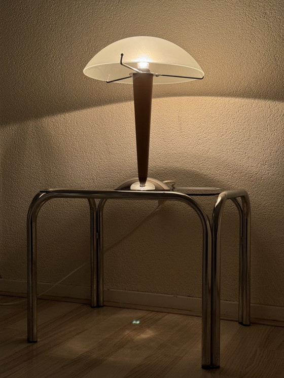 Image 1 of Vintage IKEA Kvintol Paddestoel Lamp, tafellamp uit de jaren 80, Pop-Art, Space Age