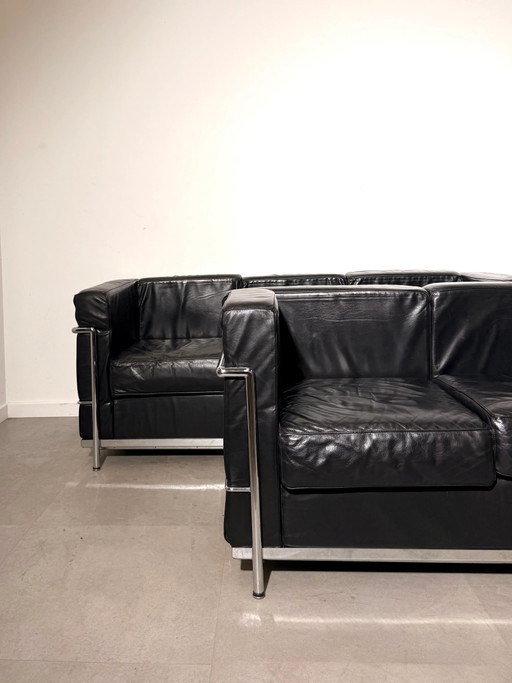 Ensemble de Canapés style Cassina “Le Corbusier” – Réplique Le Corbusier