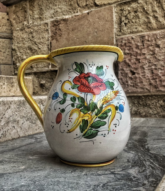 Image 1 of Coppia caraffe anni 60/80 aritistiche deruta 