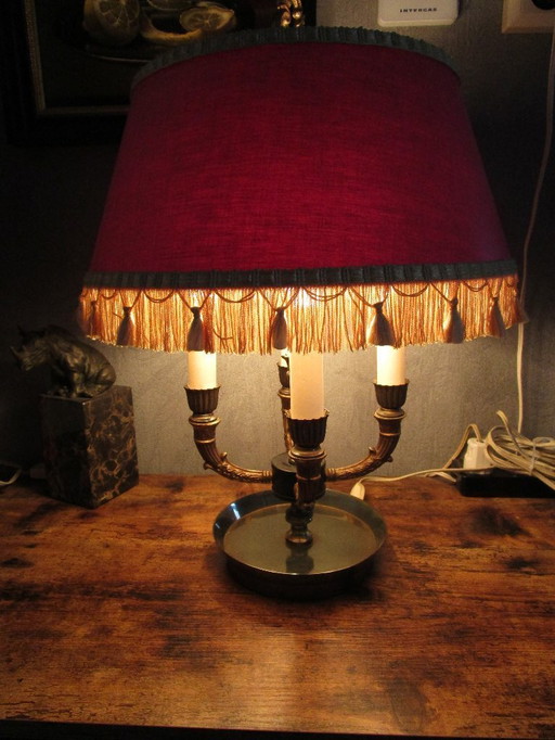 Old and rare pitcher lamp with 4 lights