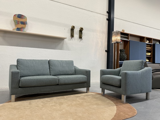 Image 1 of Poltrona Leolux Antonia in tessuto blu