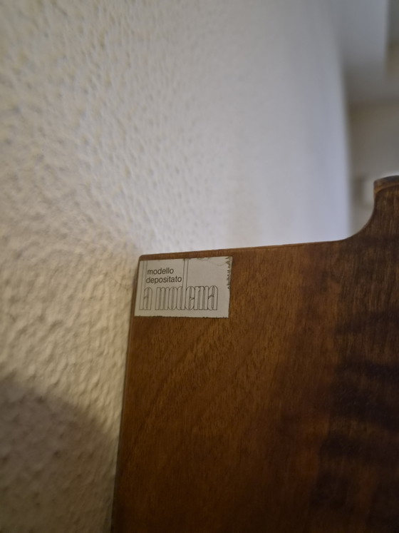 Vintage 1960s/1970s Hallway Coat Rack – "La Moderna" – Glass, Metal (photo 5 of 6)