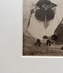 Jan Mankes 1889-1920 / Héliogravure originale 2 Jeunes Pies 1923