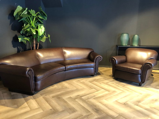 Sofá y sillón Pander, conjunto vintage de 70-80 años (o más)
