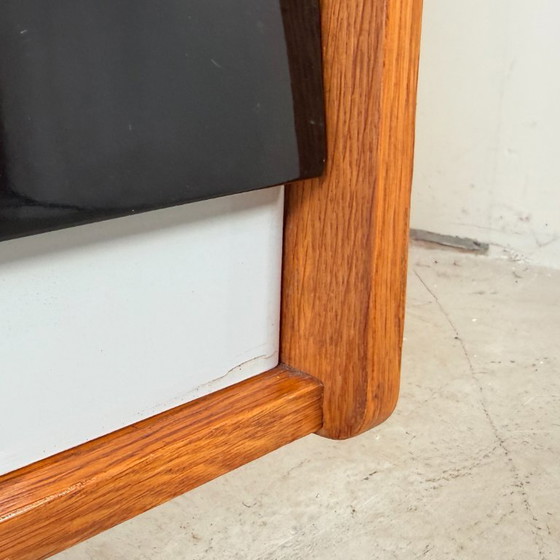 Image 1 of Credenza U458 di Jiří Jiroutek, nera con cassetti bianchi