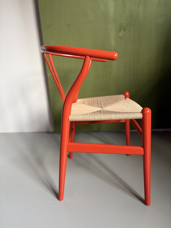Image 1 of Carl Hansen CH24 Wishbone chair orange
