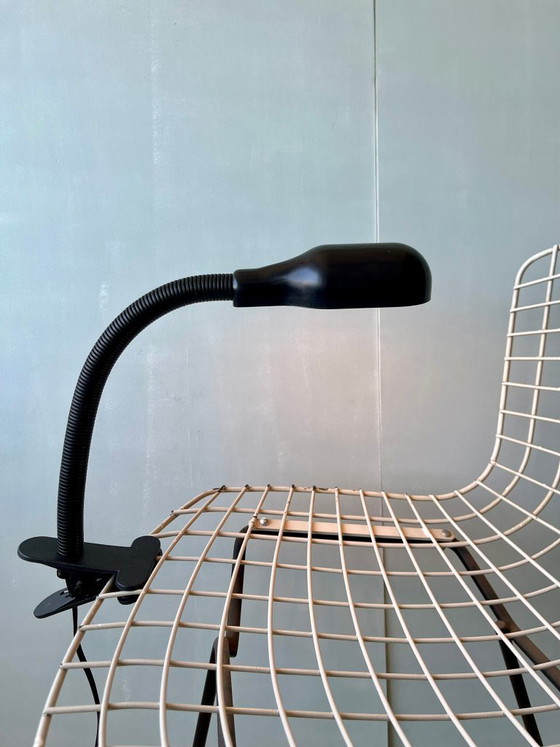 Image 1 of Vintage postmodern lamp, werkplaatslamp, werklamp, klemlamp, jaren 80/70