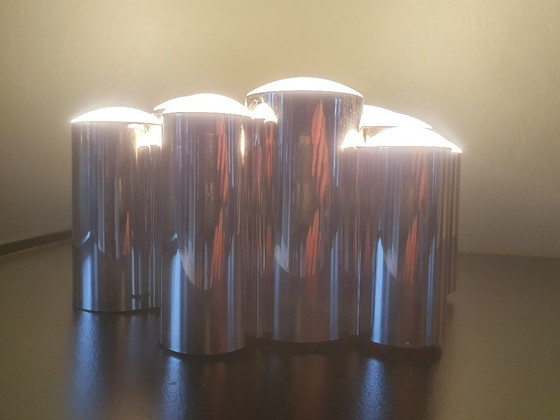 Image 1 of Vintage Ikea SÖDERSVIK Lamp: Chrome Space Age Light