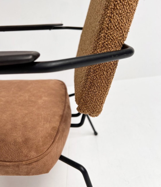 Image 1 of Model 5002 armchair with side table by Rudolf Wolf for Elsrijk, 1950s