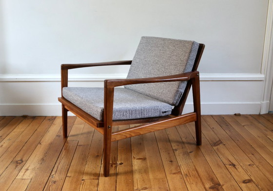Image 1 of Poltrona vintage scandinava in teak, anni '60