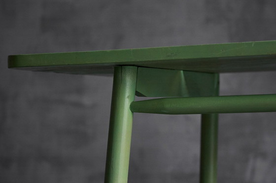 Image 1 of Tables "grain de café" vertes par Pierre Gautier Delaye, France, 1965